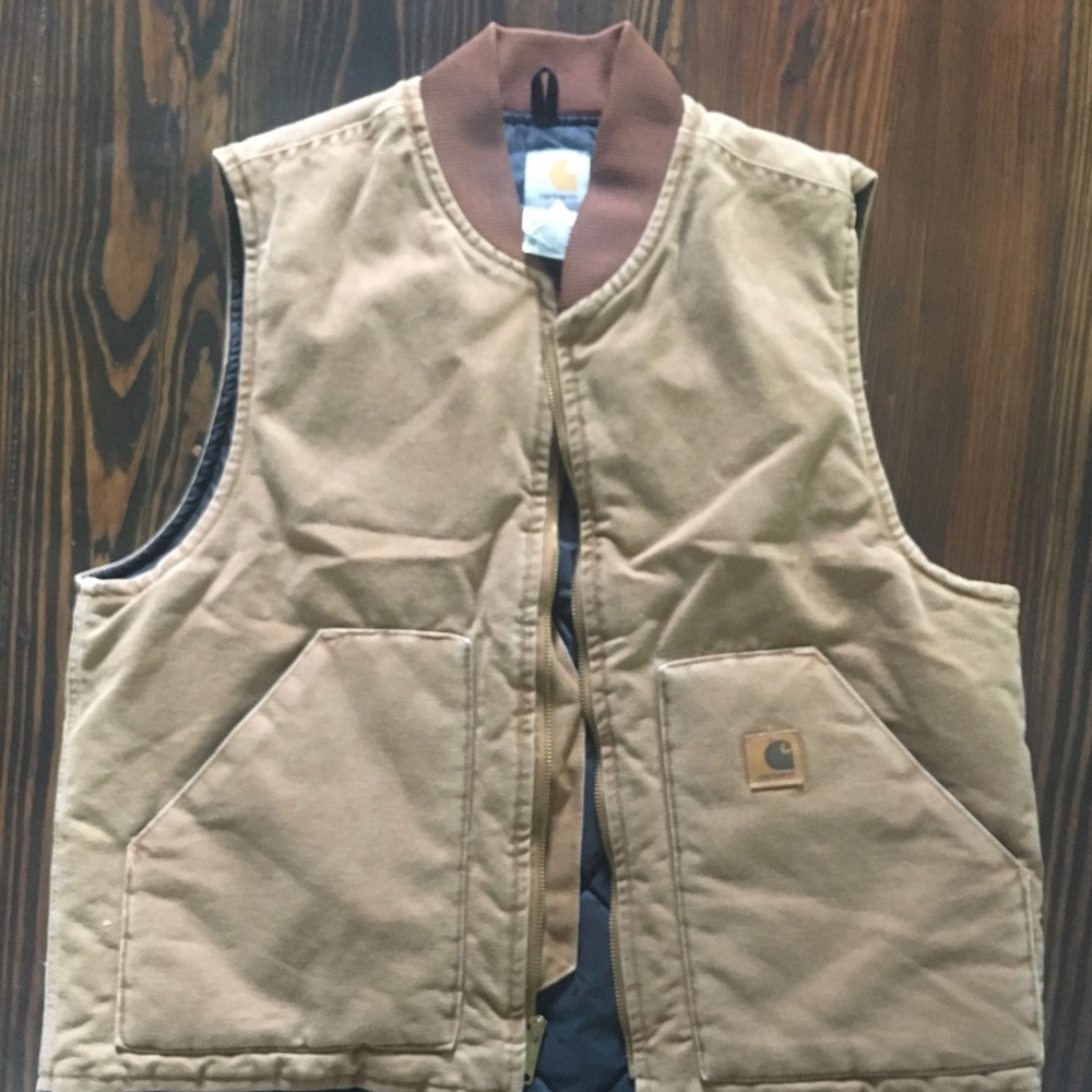 Carhart Vest Quilt lined, only worn a few times.